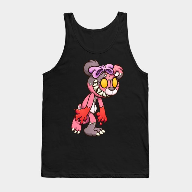 Evil teddy bear Tank Top by memoangeles